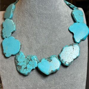 Magnesite handmade Statement Necklace
